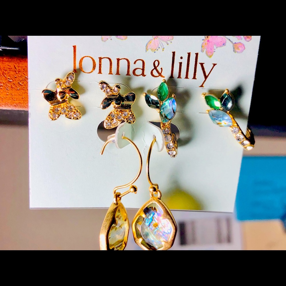 NWT lonna & Lilly earring trio set